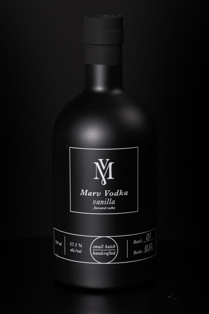 Marv Vodka Vanilla Bottle